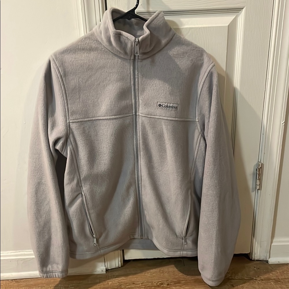 Columbia Light Gray Fleece Jacket